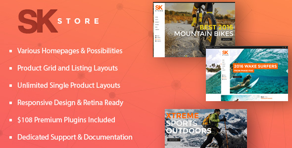 responsive store wp theme